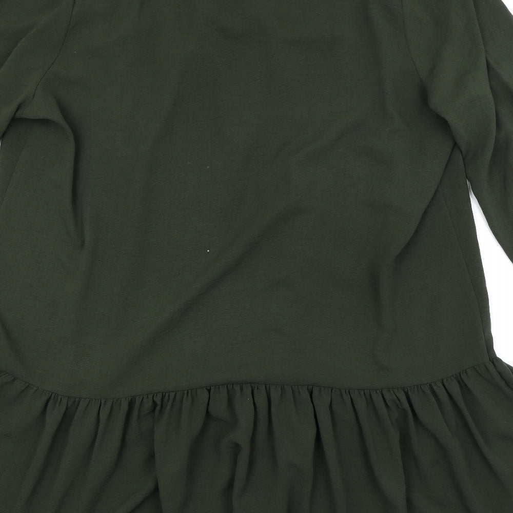 Preworn Womens Green Shirt Dress