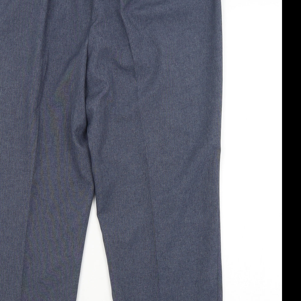 Bonmarché Womens Blue Trousers Size 18 L24 in
