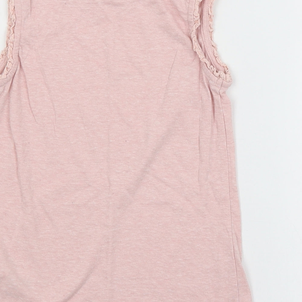 NEXT Girls Pink Basic Tank Size 8 Years