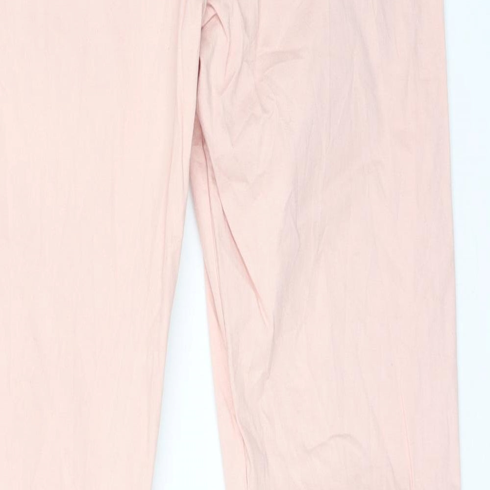 Preworn Womens Pink Straight Jeans Size L L31 in