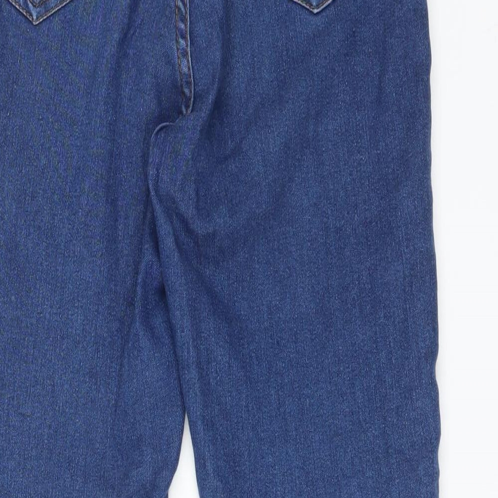 Boohoo Womens Blue Skinny Jeans Size 10 L26 in