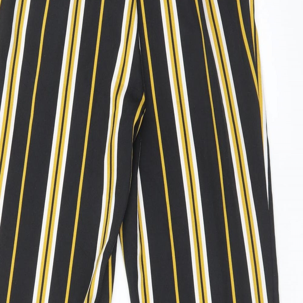 SOAKED Womens Multicoloured Striped Carrot Trousers Size S L28 in