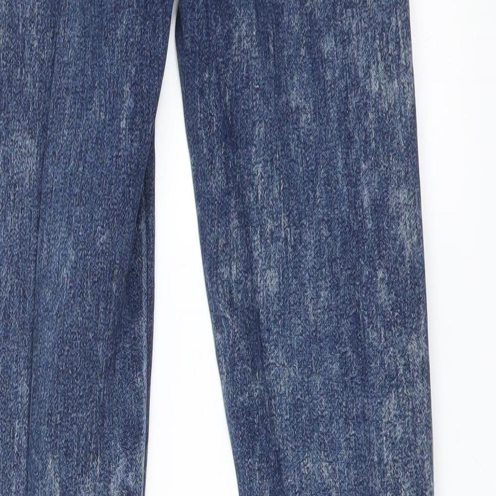 Kiss Womens Blue Skinny Jeans Size 6 L30 in