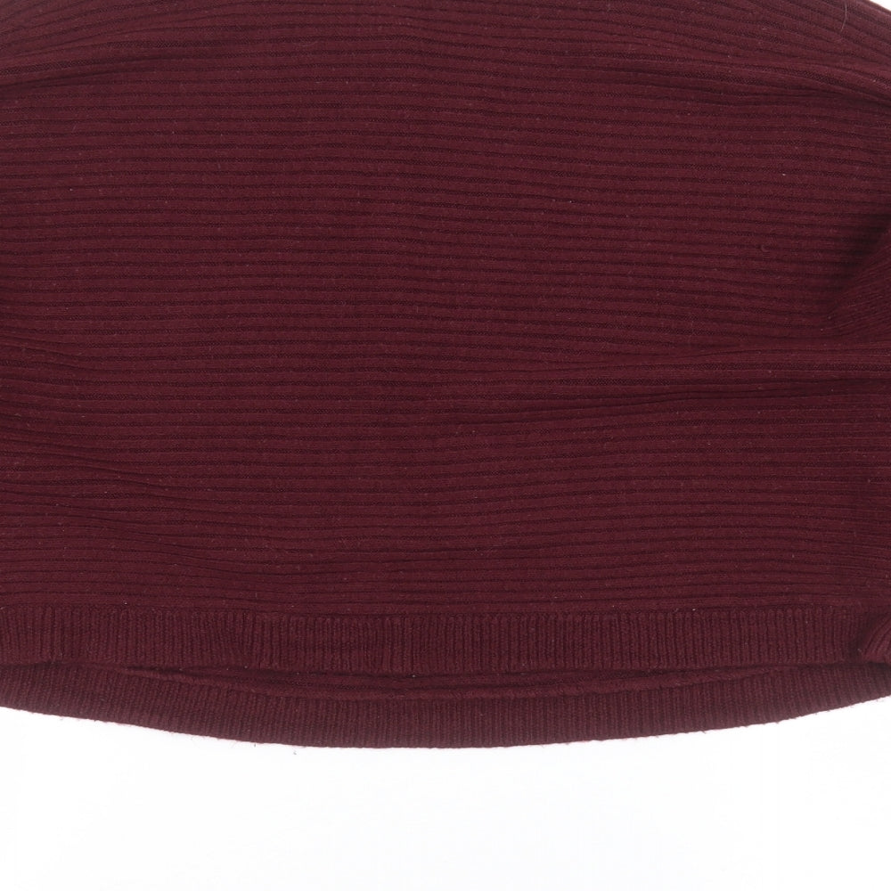 New Look Womens Purple Pullover Jumper Size M