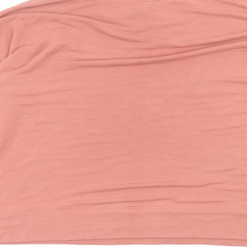 Marks & Spencer Womens Pink Pullover Jumper Size 14