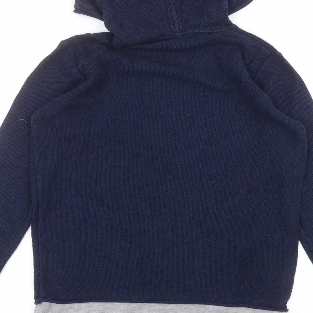 River Island Womens Blue Pullover Hoodie Size S