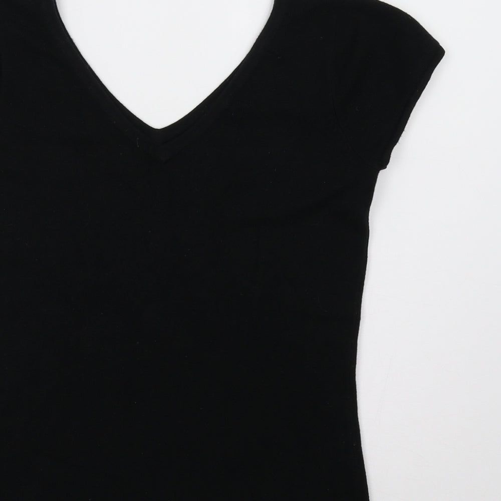 Evan-Picone Womens Black Pullover Jumper Size M