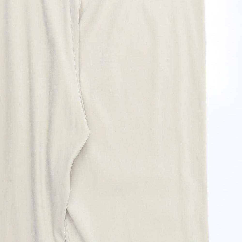 ELVI Womens Beige Trousers Size 26 L29 in