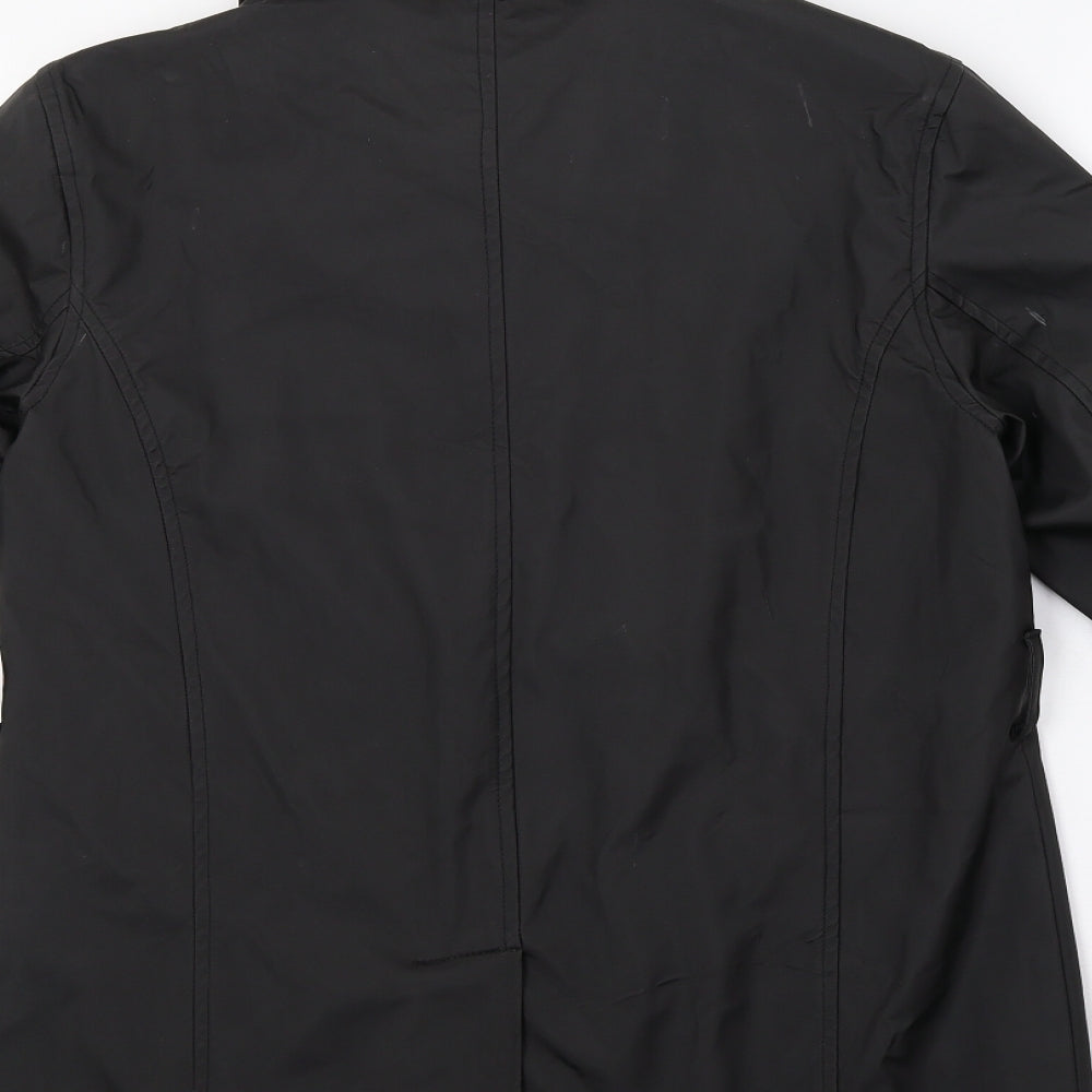 Internacionale Womens Black Jacket Size 10