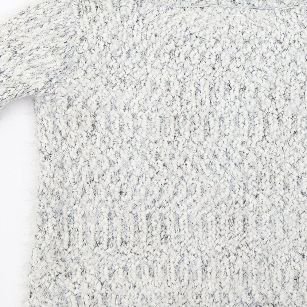 Primark Girls Grey Pullover Jumper Size 7-8 Years
