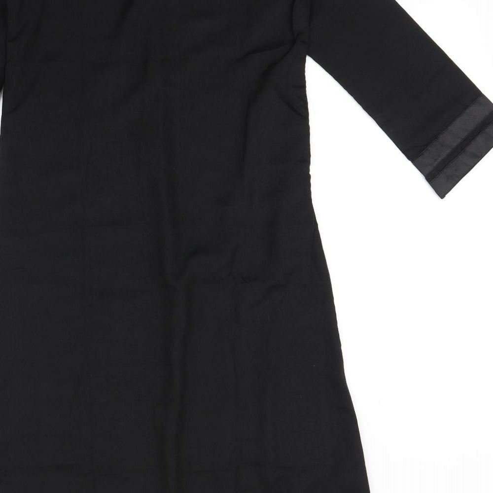 Raheem Womens Black A-Line Size 42