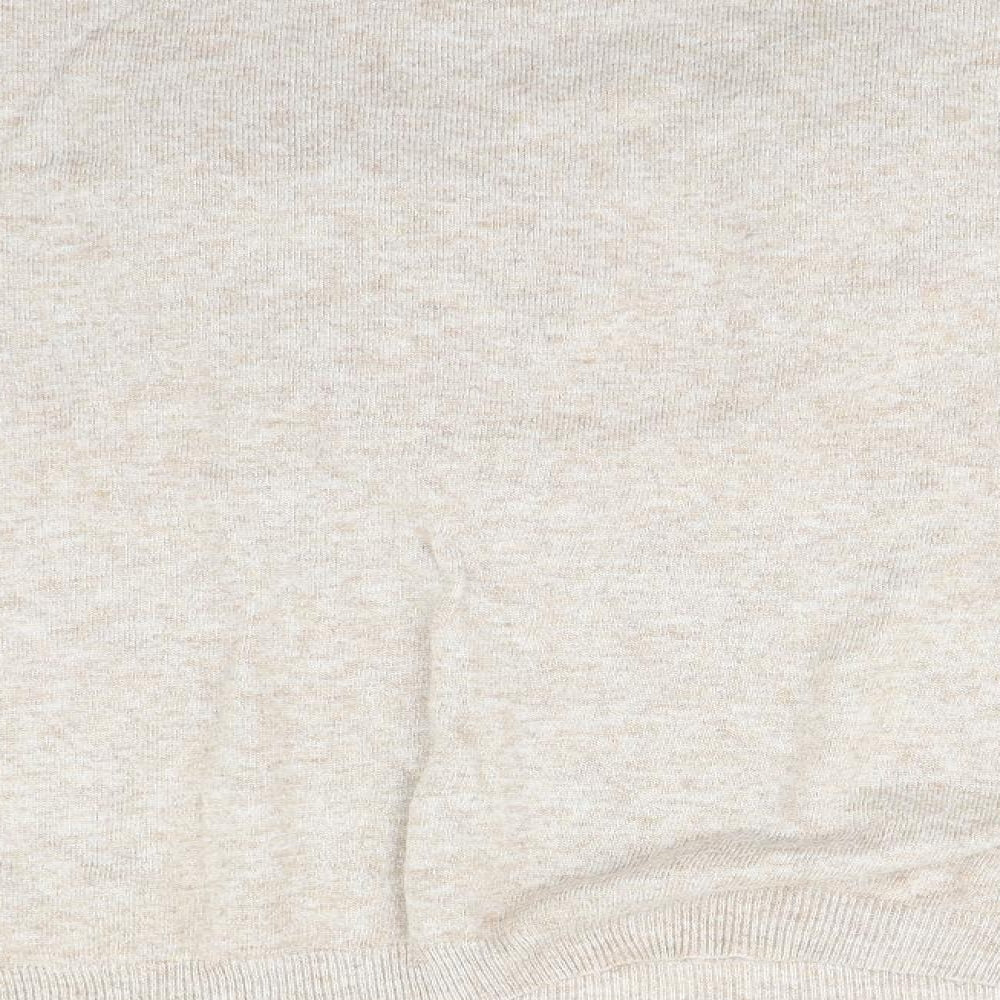 Mirami Womens Beige Pullover Jumper Size M