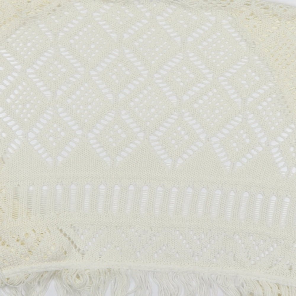 Atmosphere Womens White Shrug Jumper Size 12
