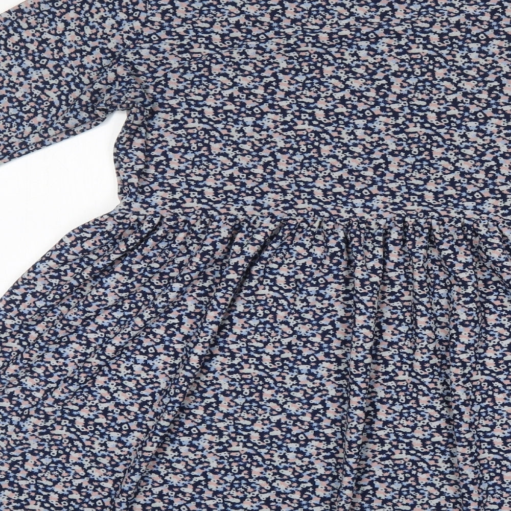 Wednesday Girl Womens Blue Shift Size S