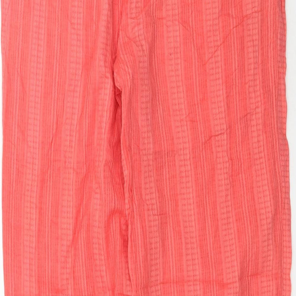 Soaked in Luxury Womens Pink Trousers Size XS L30 in - Coral