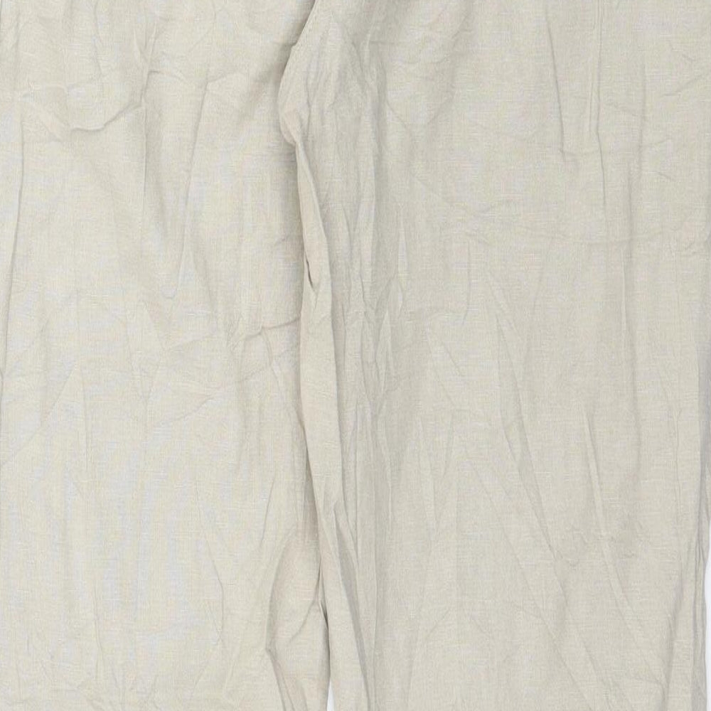 Canda Womens Beige Trousers Size 14 L30 in