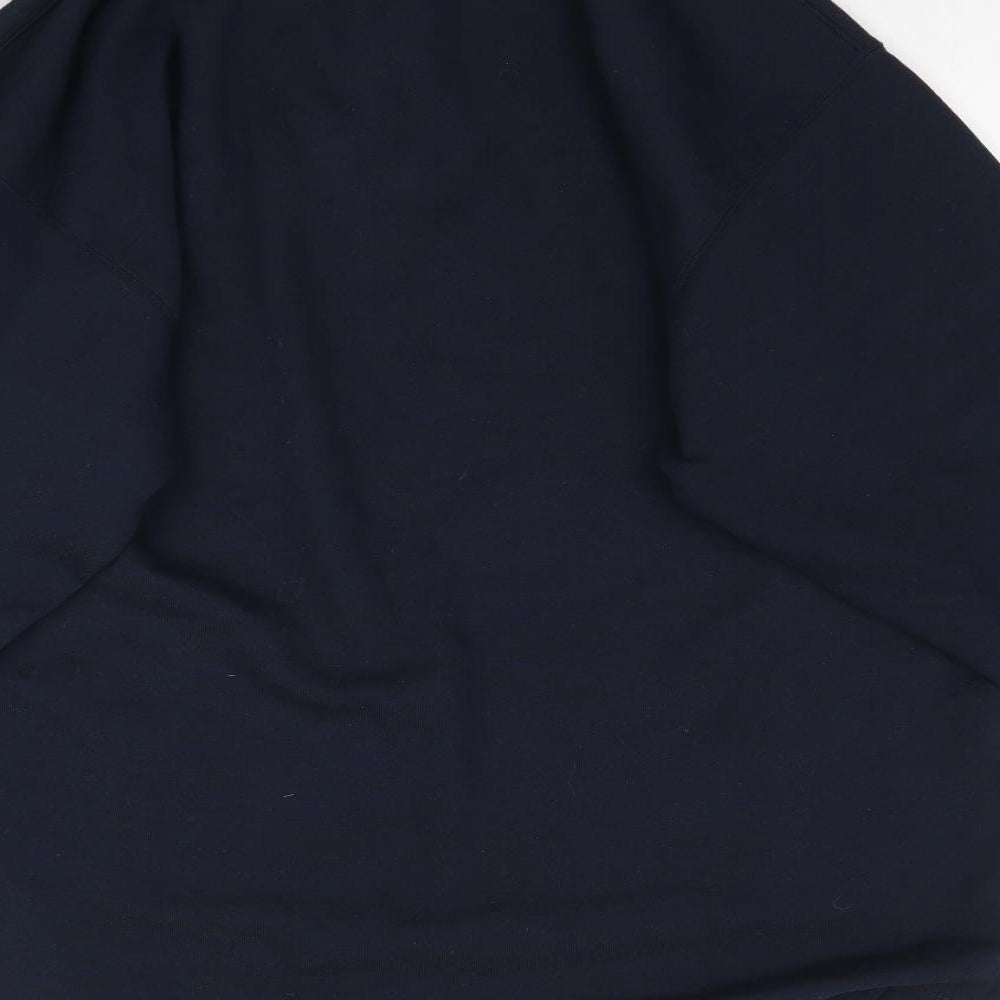 US BASIC Womens Blue Pullover Sweatshirt Size M