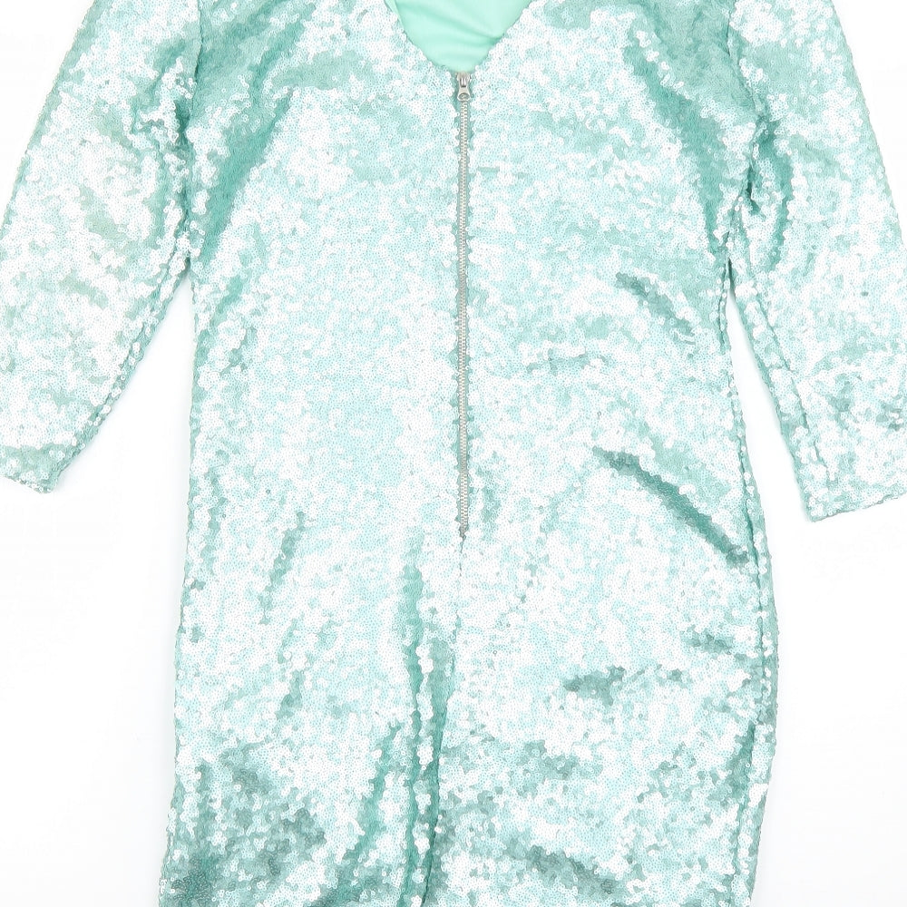 Blink Womens Green Fit & Flare Size 12