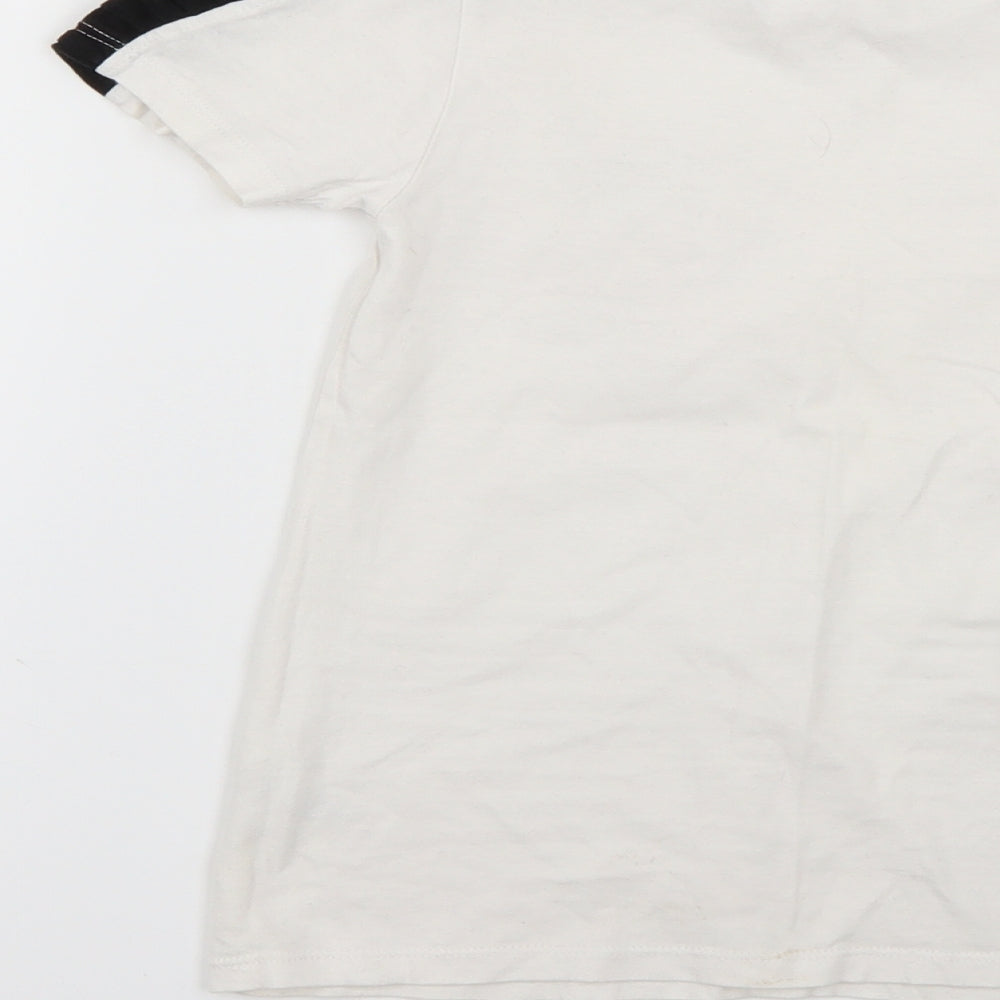 pep&co Boys White Basic T-Shirt Size 7-8 Years