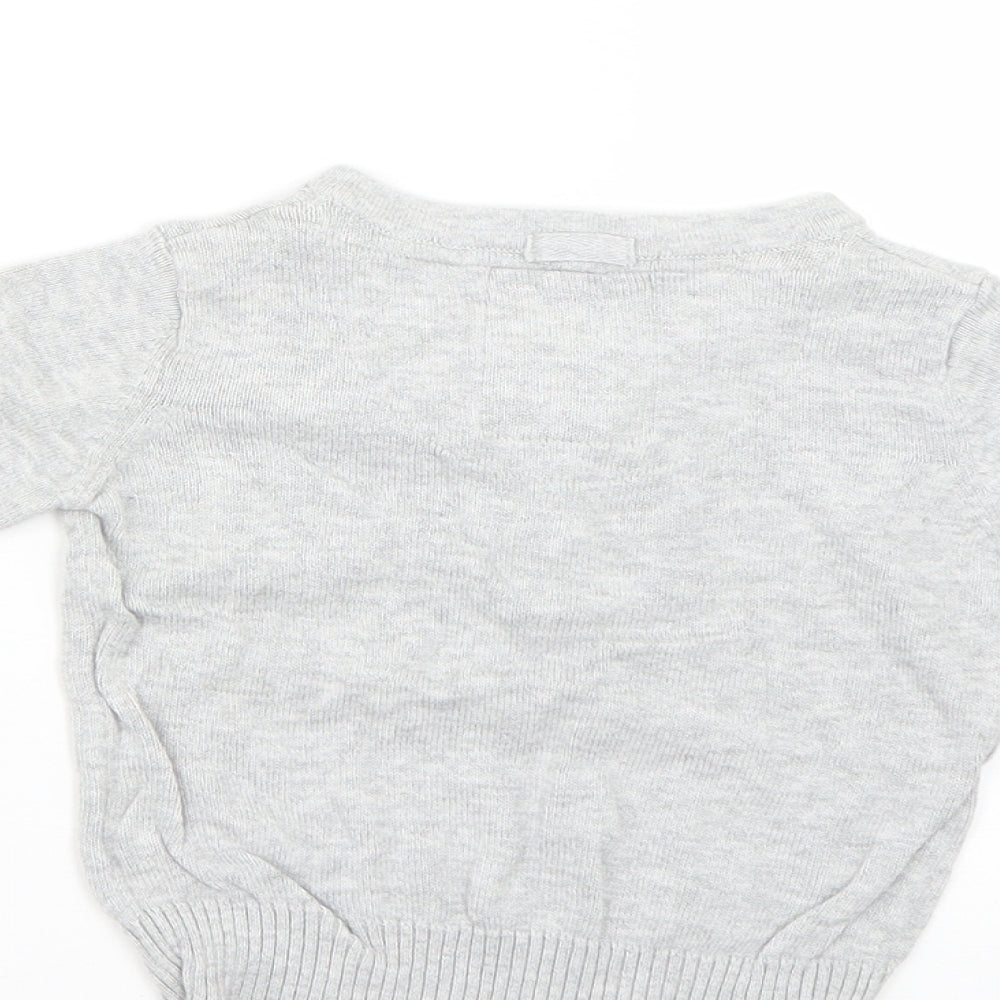 NEXT Baby Grey Pullover Jumper Size 3-6 Months