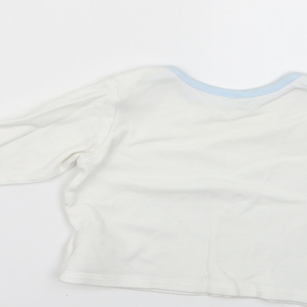 Marks & Spencer Baby White Basic T-Shirt Size 3-6 Months