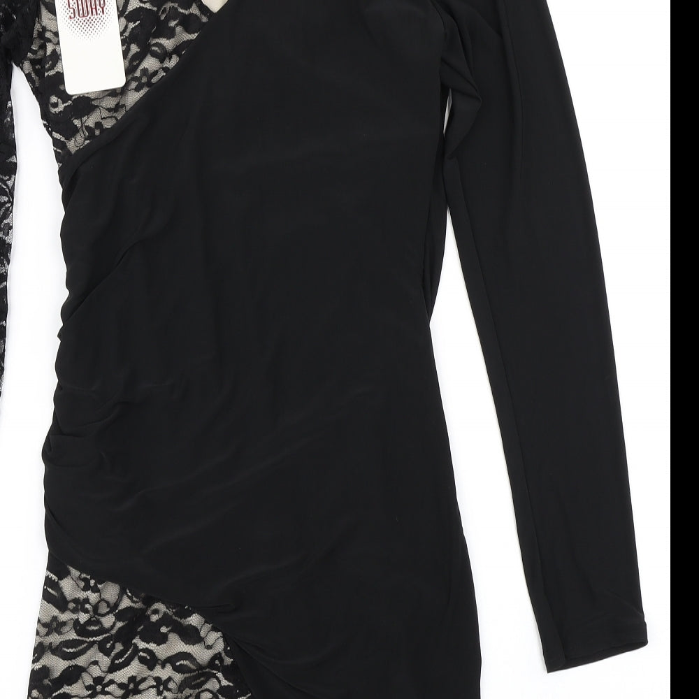 Sway Womens Black Bodycon Size L