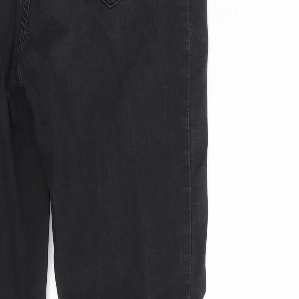 Denim Co. Womens Black Denim Jegging Jeans Size 10 L26 in