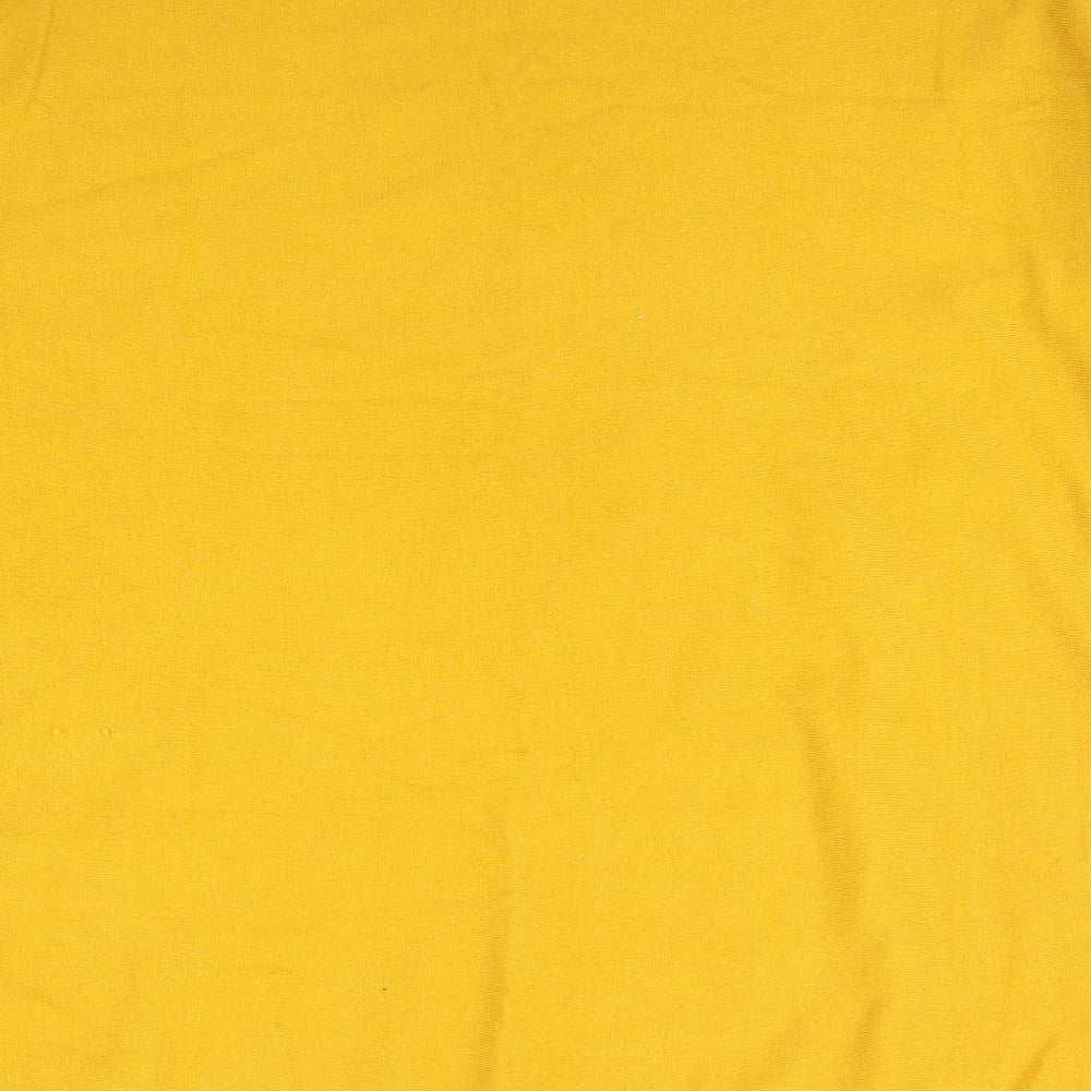 Roman Womens Yellow Pullover Jumper Size M