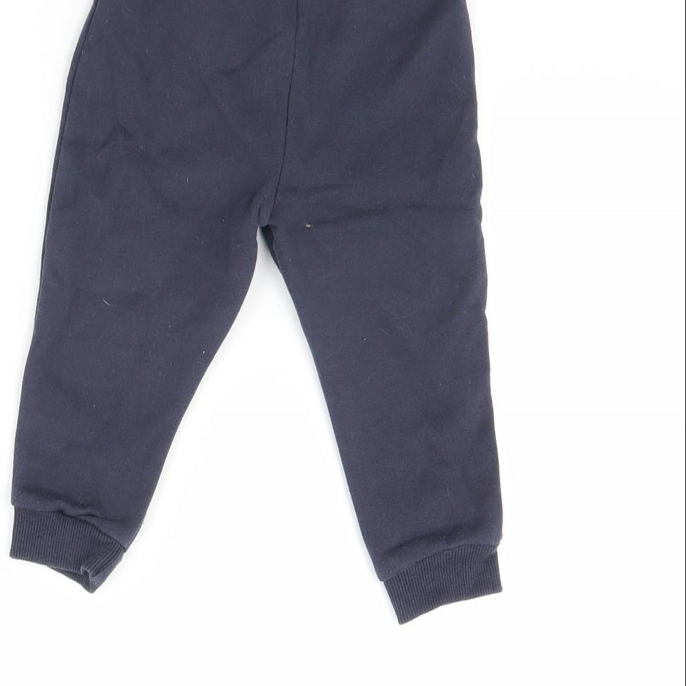 Fred & FLo Baby Blue Jogger Trousers Size 9 Months