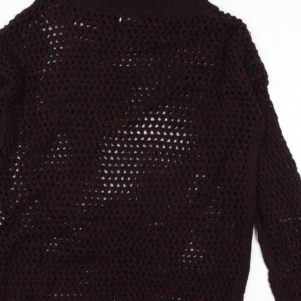 Matalan Womens Purple Knit Pullover Jumper Size M