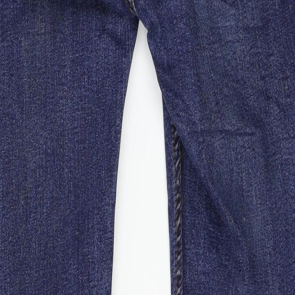 Denim & Co. Womens Blue Denim Straight Jeans Size 30 in L29 in