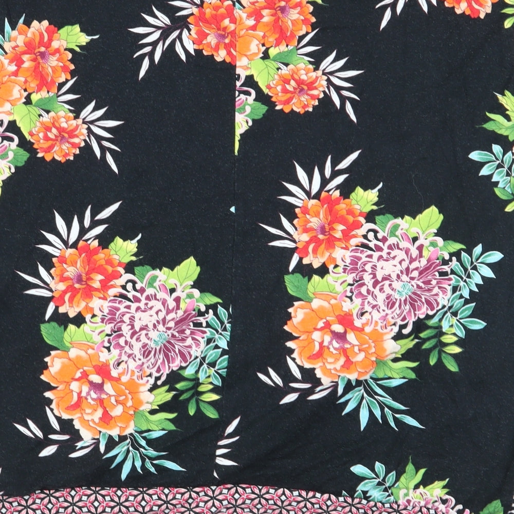 Wallis Womens Multicoloured Floral Basic Blouse Size M