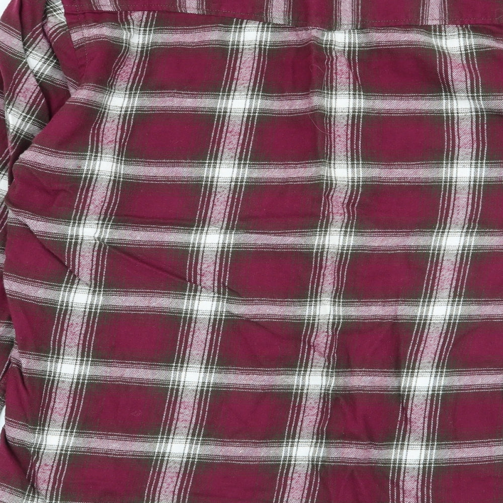only&sons Mens Multicoloured Check Button-Up Size M