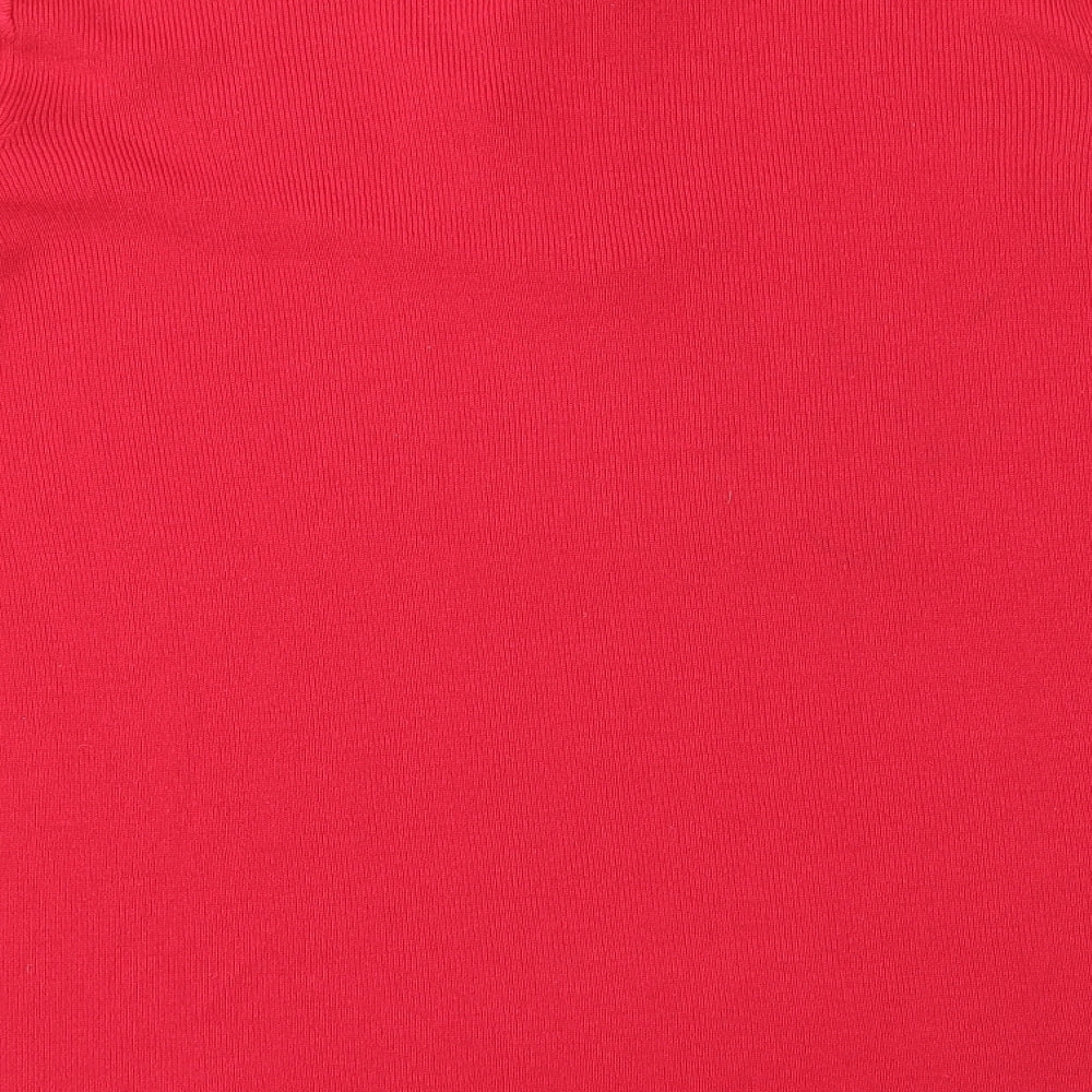 essence Womens Red Pullover Jumper Size 18