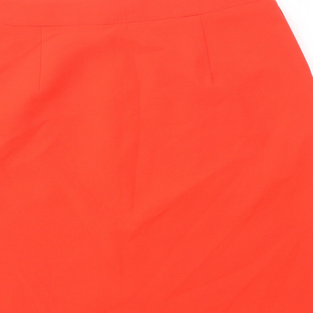 Preworn Womens Red A-Line Skirt Size 32 in