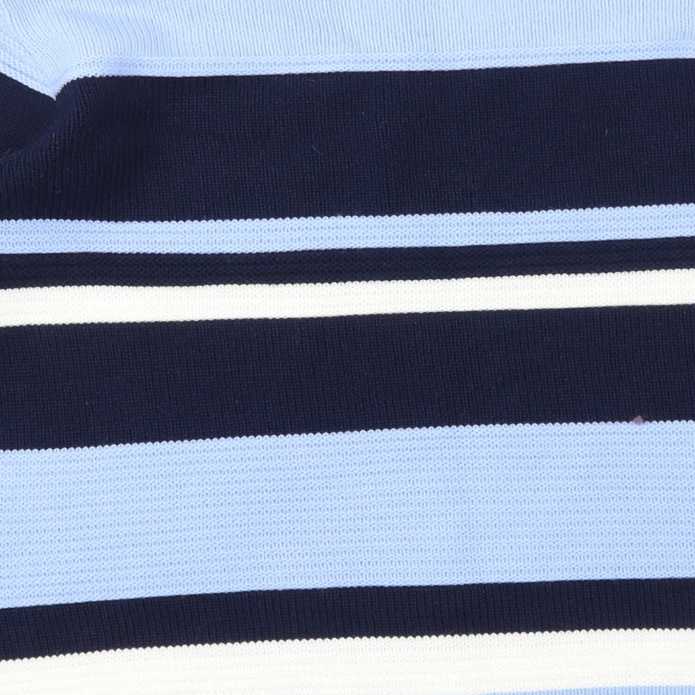 Ivy Womens Ivory Striped Pullover Jumper Size M