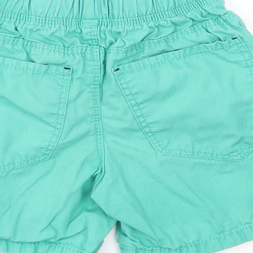 Rebel Boys Green Houndstooth Cargo Shorts Size 2 Years