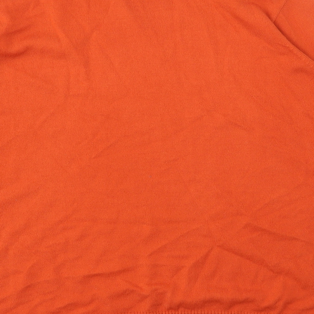 ISLE Womens Orange Pullover Jumper Size XL