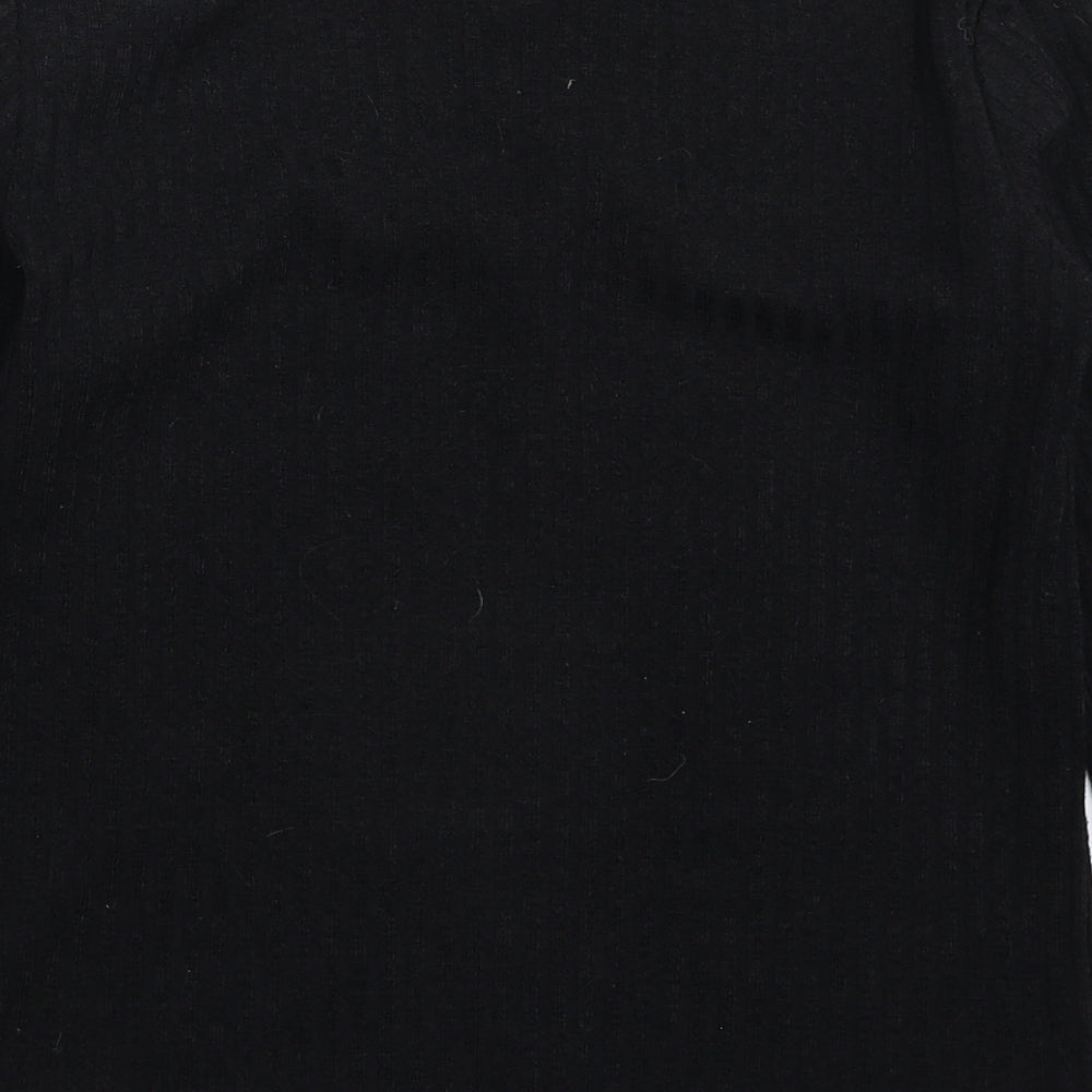 JDY Womens Black Knit Pullover Jumper Size S