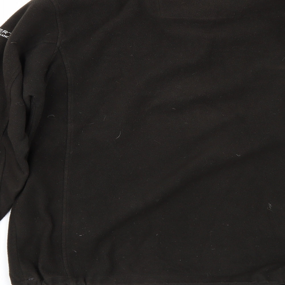 Regetta Womens Black Fleece Pullover Sweatshirt Size M