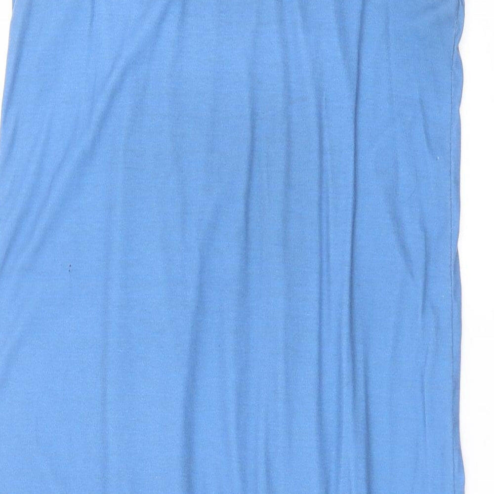 Preworn Womens Blue Floral Shift Size L