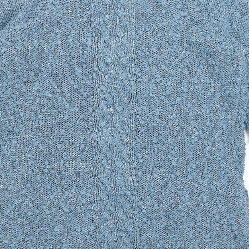 TU Womens Blue Shrug Jumper Size S