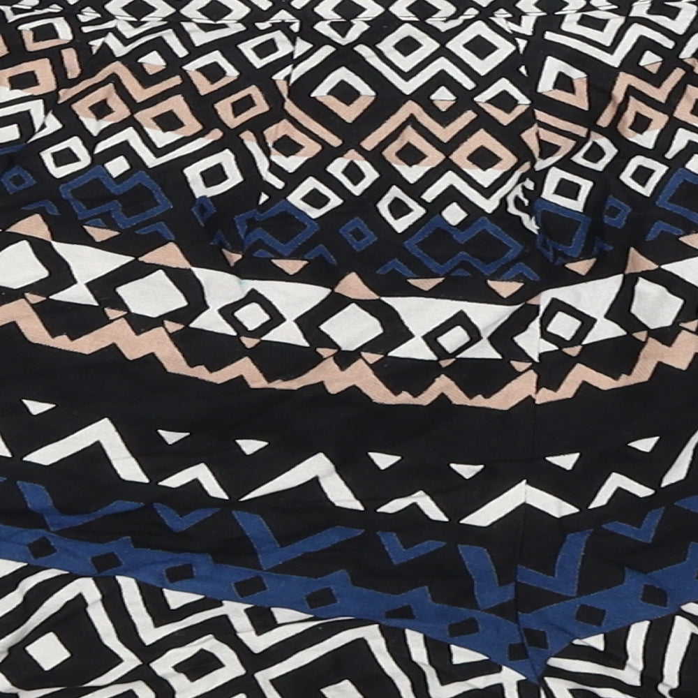 @Republic Womens Black Geometric Hot Pants Shorts Size M