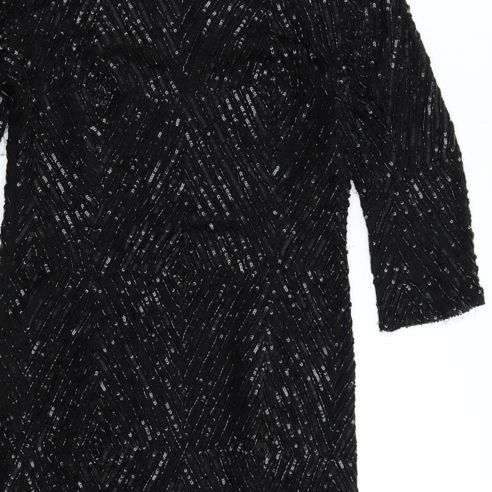 Wallis Womens Black Shift Size 8