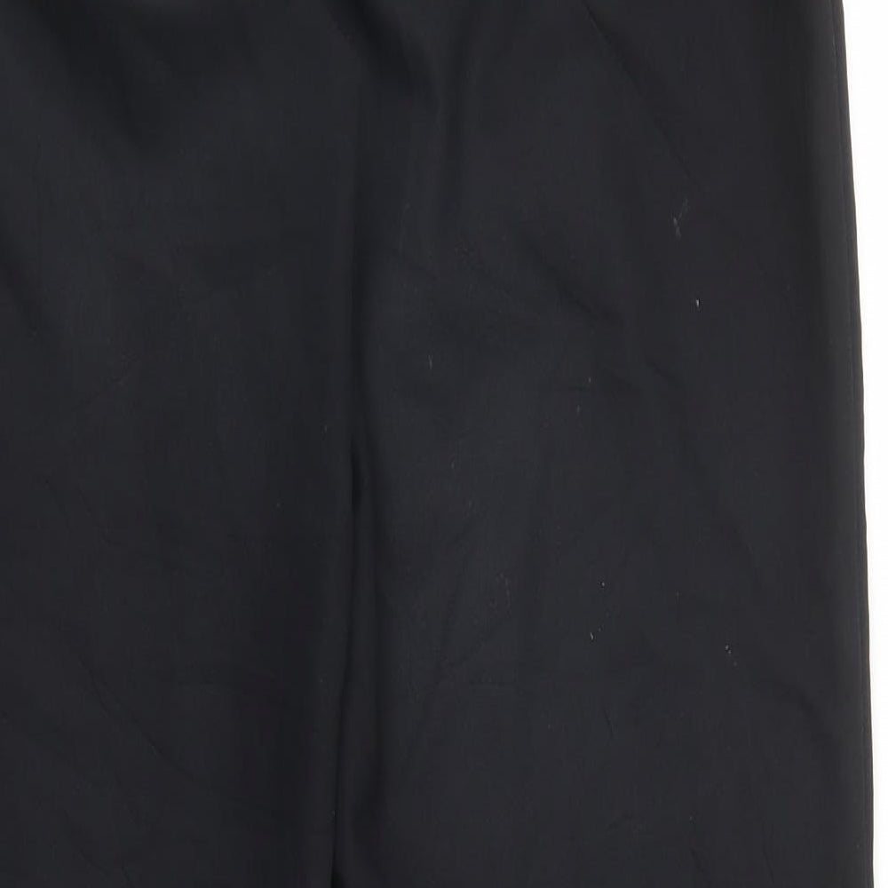 Barton Womens Black Pedal Pusher Trousers Size M L27 in