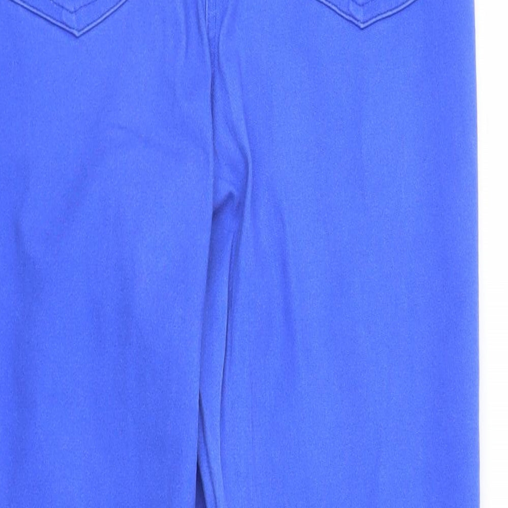First Avenue Womens Blue Denim Capri Jeans Size 12 L25 in