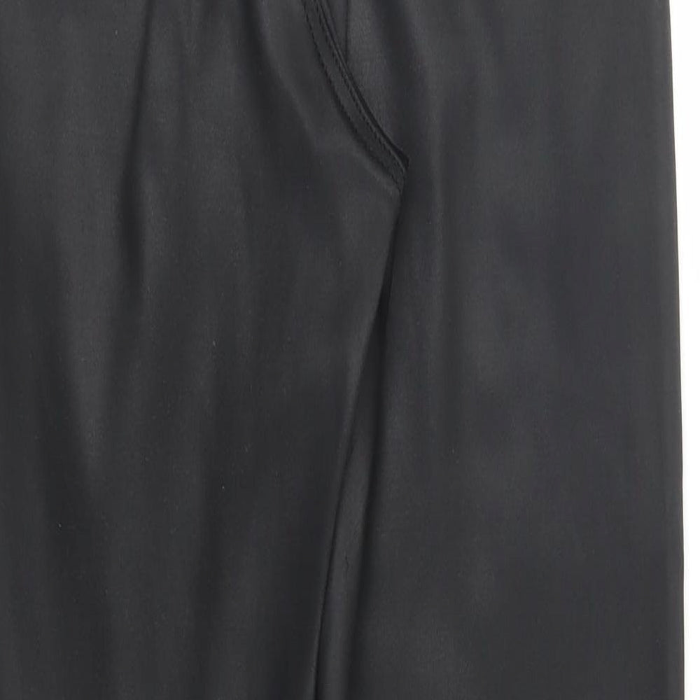 Topshop Womens Black Carrot Trousers Size 30 in L32 in