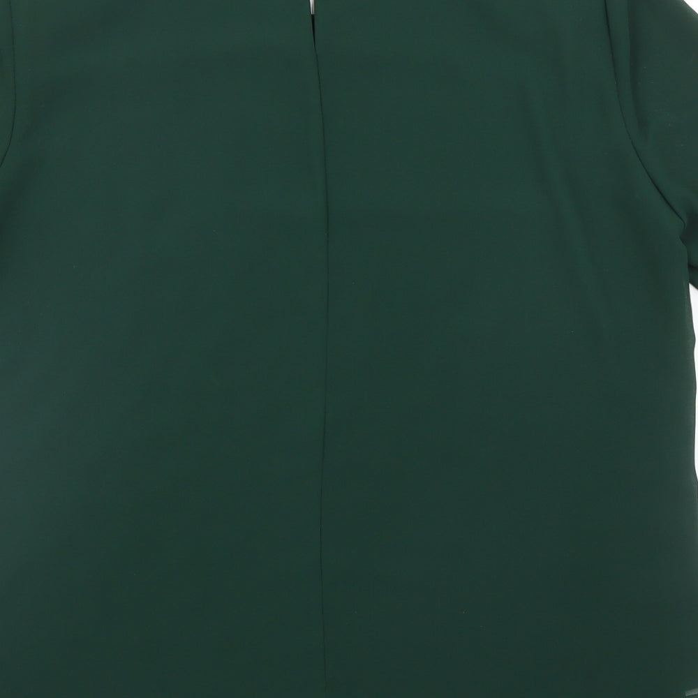 Jacqes Vert Womens Green Basic Blouse Size 10