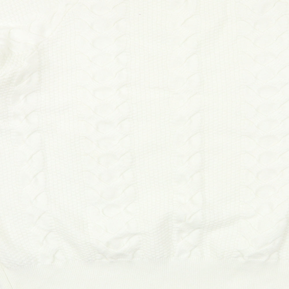 Very Womens White Pullover Jumper Size 14