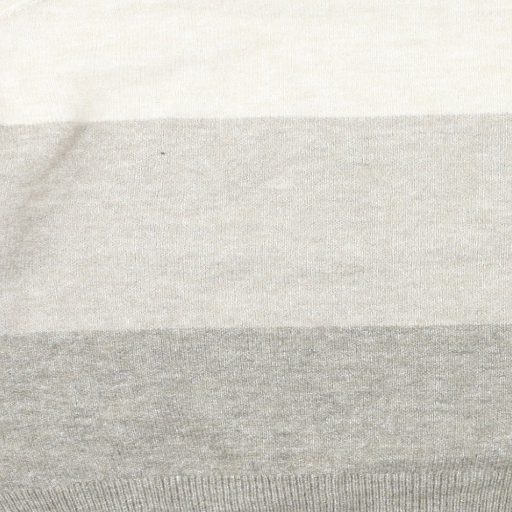 H&M Womens Beige Pullover Jumper Size XS